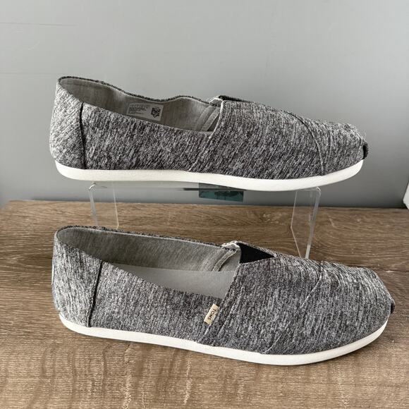 Toms Repreve Melange Knit Slip On Mens Size 12 D Ortholite 10014991 Recycled
